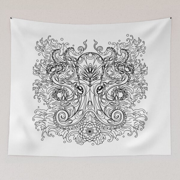 Item preview, Scary Octopus designed and sold by treasure-crafts.