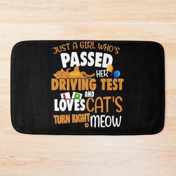 Item preview,  Just A Girl Who Passed Her Driving Test & Loves Cats designed and sold by StaticTee.