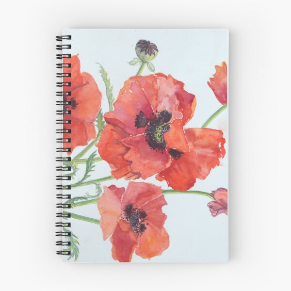 Artikelvorschau, Mohnblumen von Janet Mileham White entworfen und verkauft von HurstPainters.