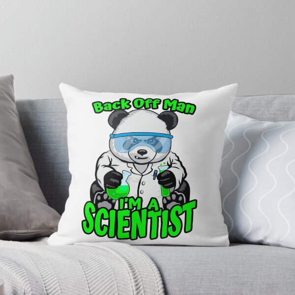 Item preview, Back Off Man I'm A Scientist Panda Bear STEM Science Geek designed and sold by GrandeDuc.