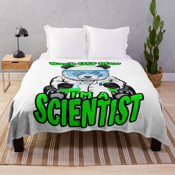 Item preview, Back Off Man I'm A Scientist Panda Bear STEM Science Geek designed and sold by GrandeDuc.