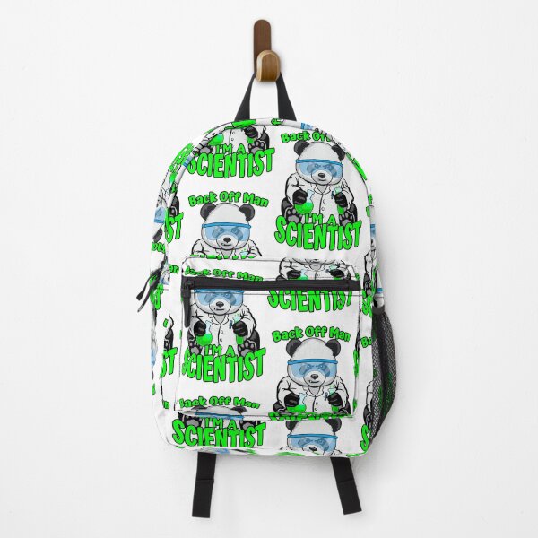 Item preview, Back Off Man I'm A Scientist Panda Bear STEM Science Geek designed and sold by GrandeDuc.