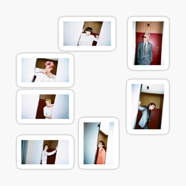 Artikel-Vorschau von BTS Butter Teaser Fotos Aufkleber Set, designt und verkauft von KpopOD.