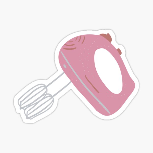 Pink Kitchen Aid Mixer Drawing Sticker for Sale by gschudesigns15