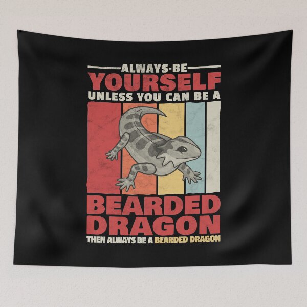 Item preview, Bearded dragon always be yourself lizard humor designed and sold by madgrfx.