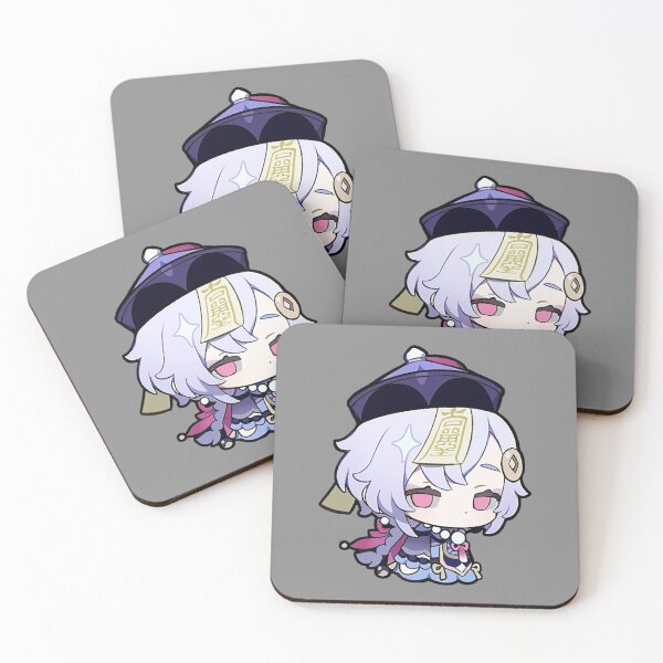 Item preview, Genshin Impact - Chibi Qiqi Kawaii Wechat Sticker designed and sold by Krimsy.