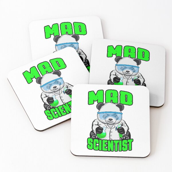 Item preview, Mad Scientist Panda Bear Funny Animal STEM Science Geek designed and sold by GrandeDuc.