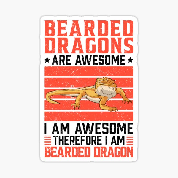 Item preview, Bearded dragons are fantastic lizard agame saying designed and sold by madgrfx.