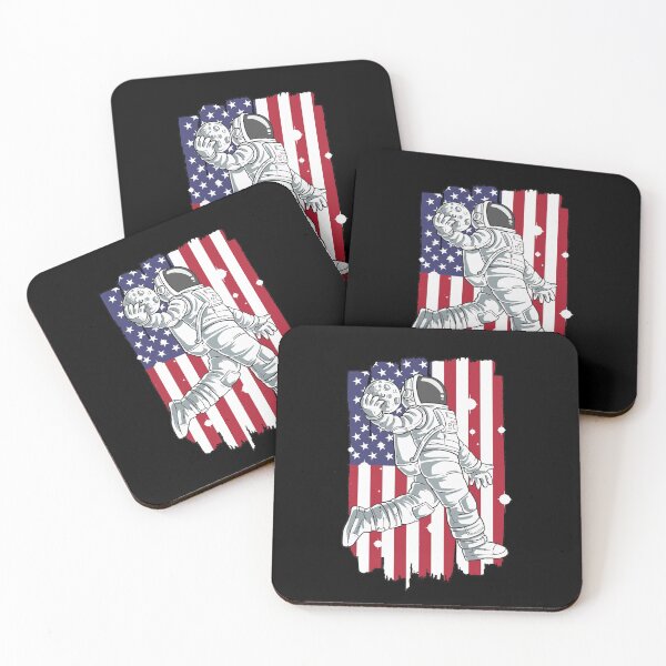 Item preview, Basketball Astronaut American Flag Slam Dunk designed and sold by FalkDania.