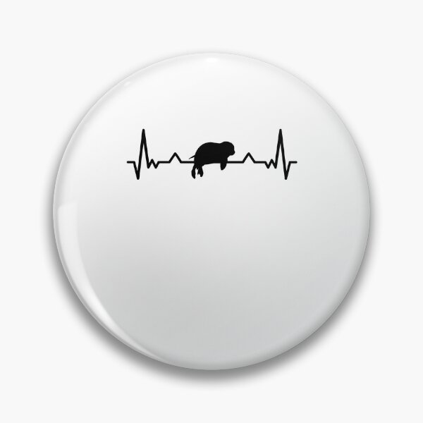 Item preview, Manatee heartbeat marine mammal gift designed and sold by madgrfx.