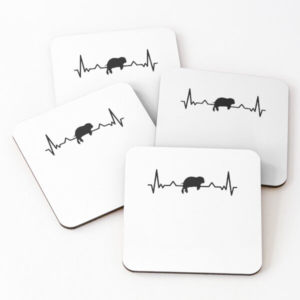 Item preview, Manatee heartbeat marine mammal gift designed and sold by madgrfx.
