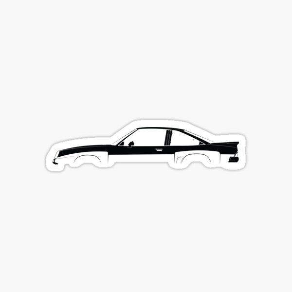 Opel Manta 400 (B) Silhouette Sticker