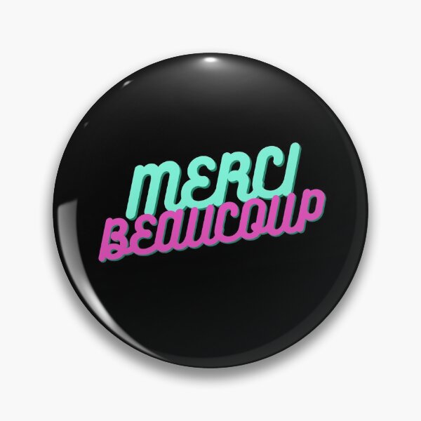 Item preview, Merci Beaucoup French Text Design designed and sold by Voici.