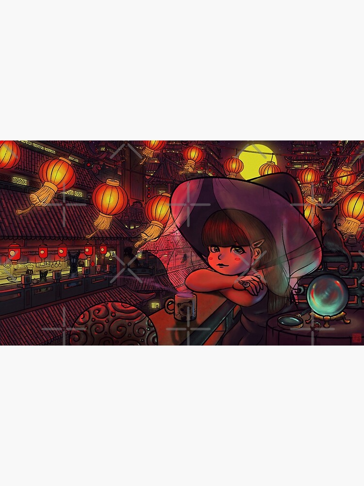 Magical Chinese Mystic Girl by DingHuArt