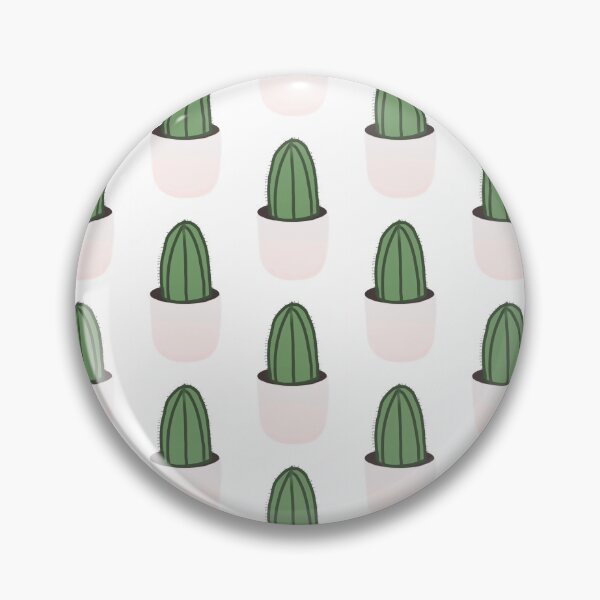 Aperçu de l'œuvre Cactus dans un pot rose clair créée et vendue par CloudsandCo.