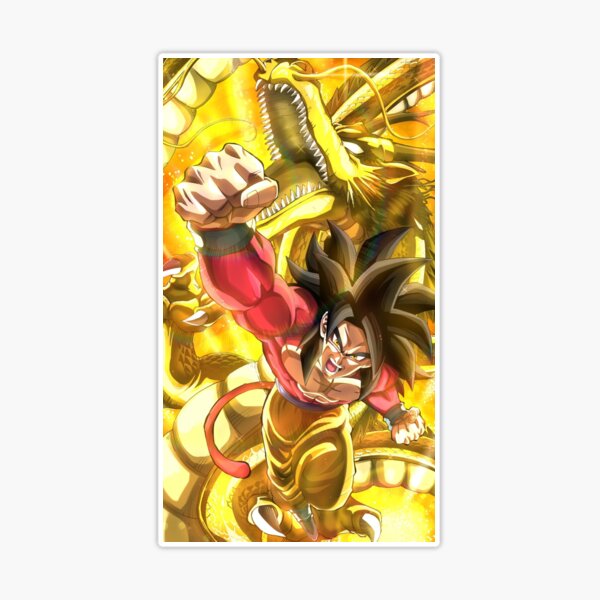 Goku Super Saiyan 4 Sticker for Sale by qalandar92