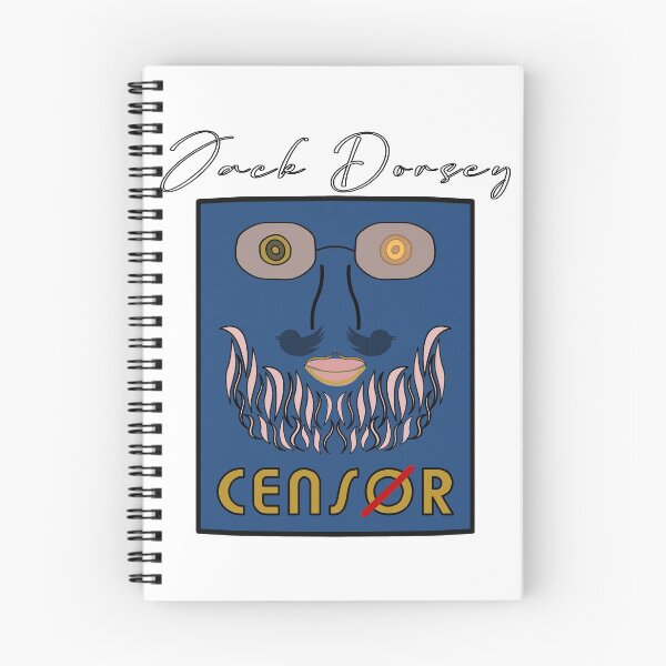 Item preview, Censorship (Jack Dorsey) designed and sold by Fidgasy13.
