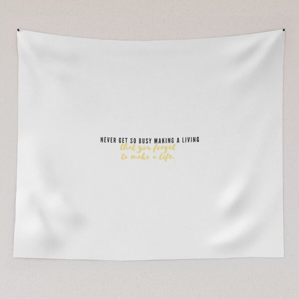 Item preview, Never get so busy making living that you forget to make a life, quote designed and sold by Koalatywork.