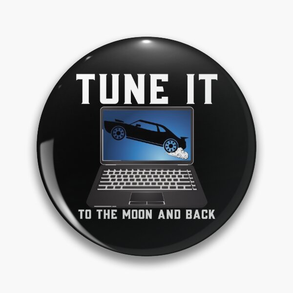 Item preview, TUNE IT to the Moon and Back Racing Wheels Up designed and sold by CarantinedChaos.