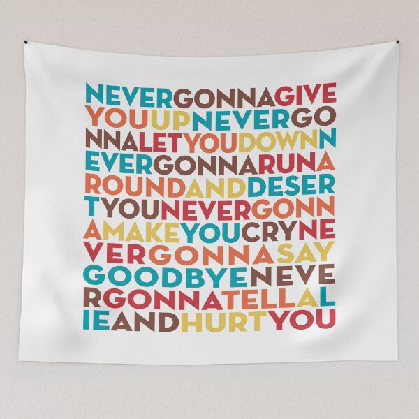Item preview, Rickroll (Never Gonna Give You Up) v.4 designed and sold by x1brett.