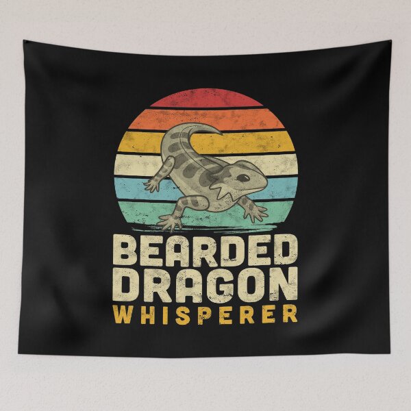 Item preview, Bearded Dragon Whisperer Lizard Agame Gift designed and sold by madgrfx.