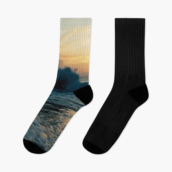 Item preview, Breaking Wave Sunset Sun Sky Sea  designed and sold by DanielCarvalho2.