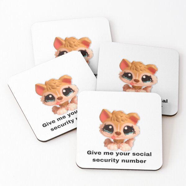 Item preview, Littlest pet shop puppy give me your social security number  designed and sold by dyslsexyia.