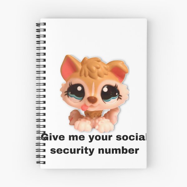 Item preview, Littlest pet shop puppy give me your social security number  designed and sold by dyslsexyia.