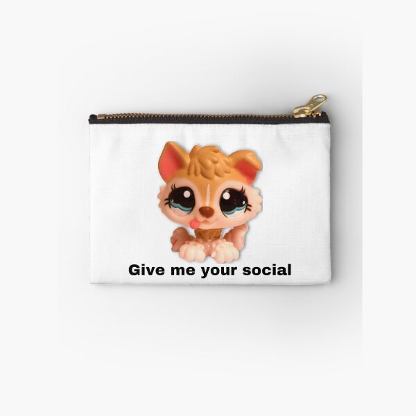 Item preview, Littlest pet shop puppy give me your social security number  designed and sold by dyslsexyia.