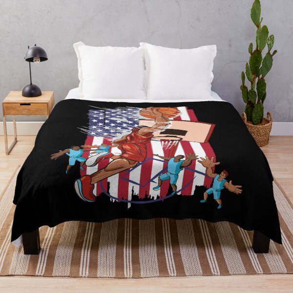 Item preview, Basketball Player Slam Dunk American Flag designed and sold by FalkDania.