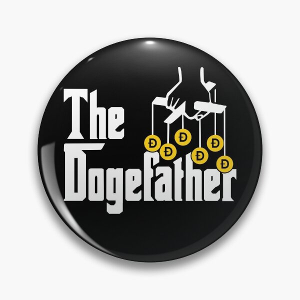 Item preview, The Dogefather Crypto Doge To The Moon HODL Dogecoin  designed and sold by merch8002.