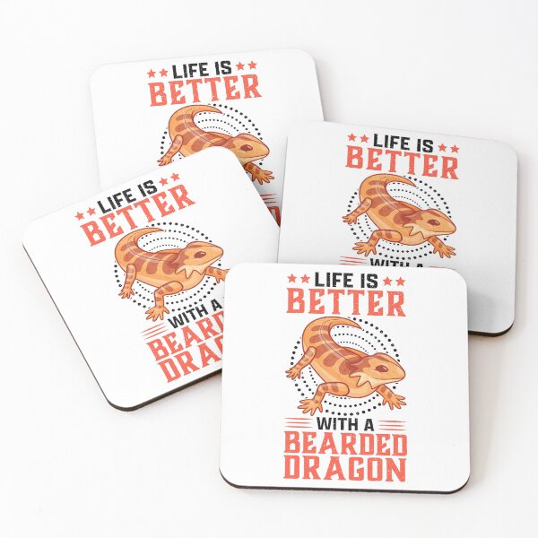 Item preview, Life is better with bearded dragon lizard gift designed and sold by madgrfx.