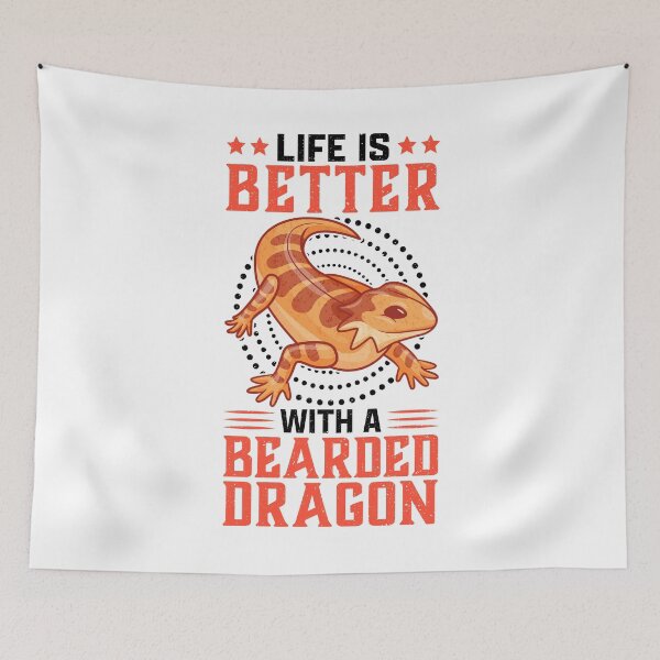 Item preview, Life is better with bearded dragon lizard gift designed and sold by madgrfx.