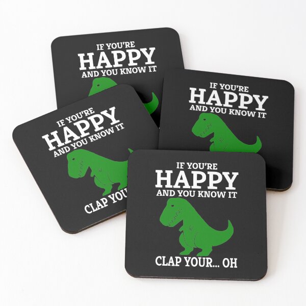 Item preview, T Rex If You're Happy and You Know It Clap Your Oh designed and sold by ThreadsNouveau.