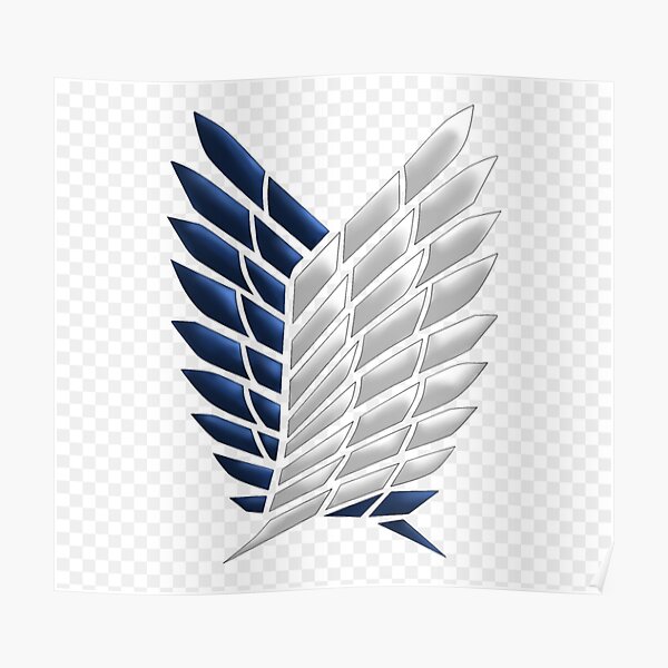 "Attack on Titan logo design" Poster by AnimeRay | Redbubble