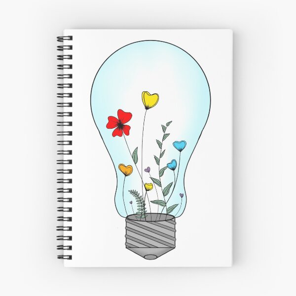 Item preview, Flowers in light bulb designed and sold by LucyWDesign123.