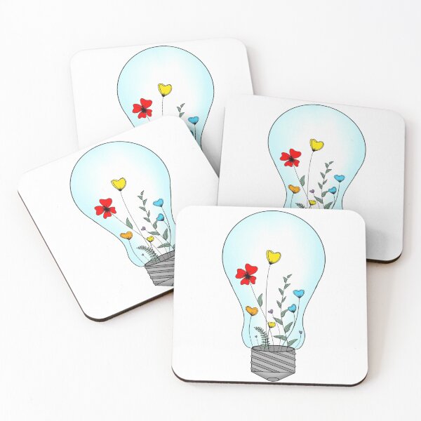 Item preview, Flowers in light bulb designed and sold by LucyWDesign123.