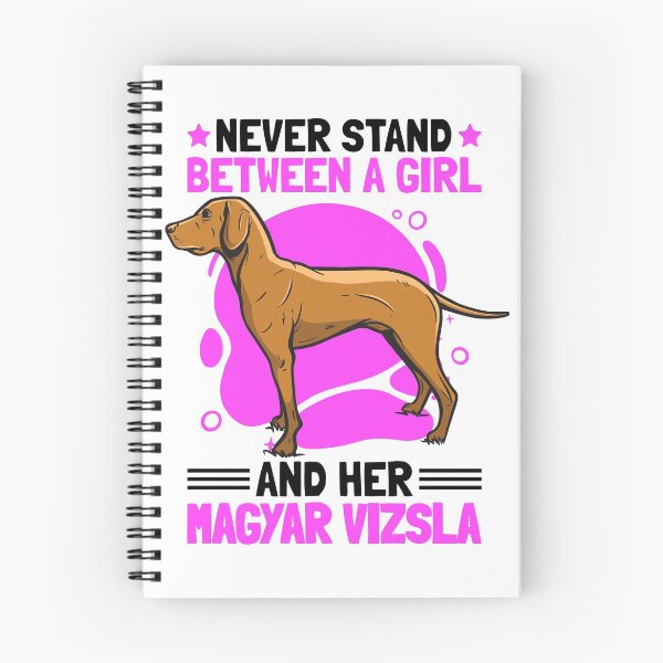 Item preview, Girl with Magyar Vizsla Pointing Dog saying designed and sold by madgrfx.