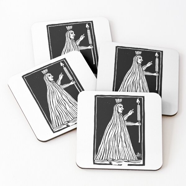 Item preview, Antique Woodcut Girl Ghost designed and sold by Pixelchicken.