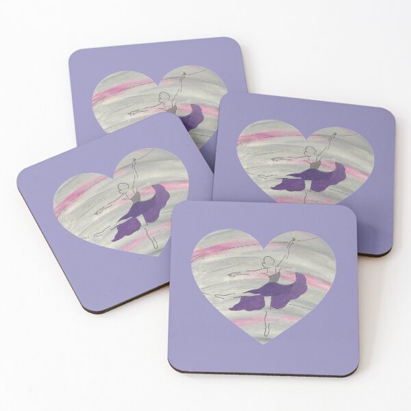 Item preview, Modern dancer in purple dress designed and sold by Artfullee63.