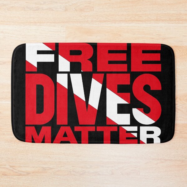 Item preview, Free Dives Matter - Funny Freediving Quote designed and sold by cotros.
