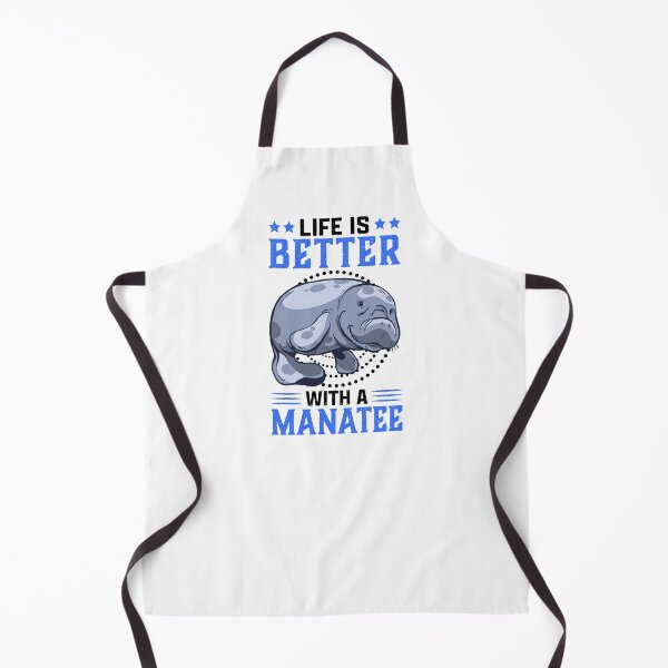 Item preview, Life is better with manatee marine mammals saying designed and sold by madgrfx.