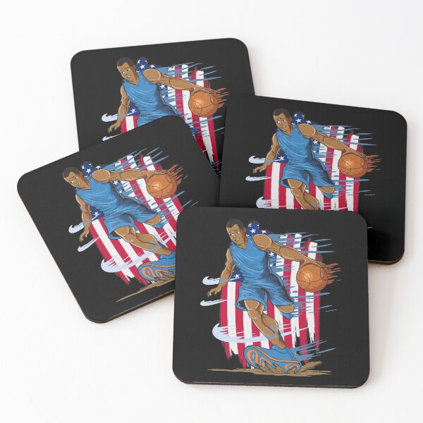 Item preview, Basketball drive Basketball Player American Flag designed and sold by FalkDania.