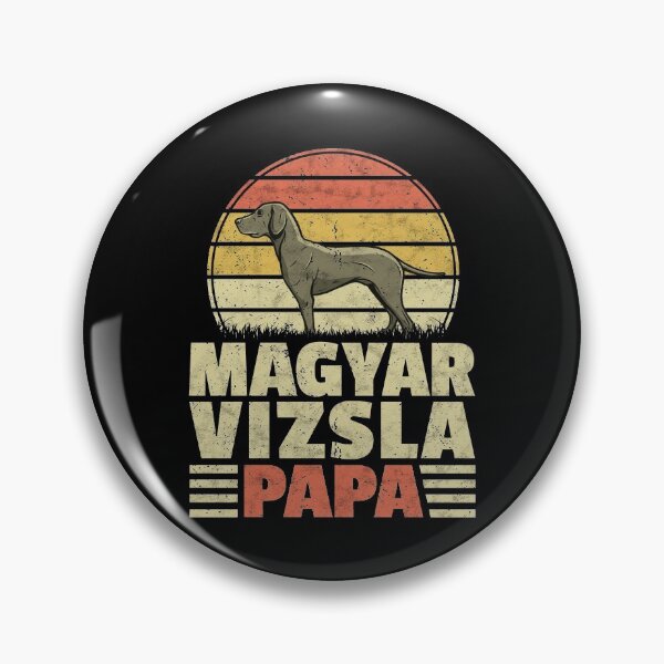 Artikelvorschau, Magyar Vizsla Papa Vorstehhund Geschenk entworfen und verkauft von madgrfx.
