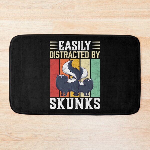 Item preview, Distracted by skunk stink badger saying designed and sold by madgrfx.