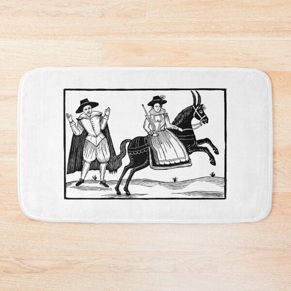 Item preview, The Devil and the Maiden woodcut designed and sold by Pixelchicken.