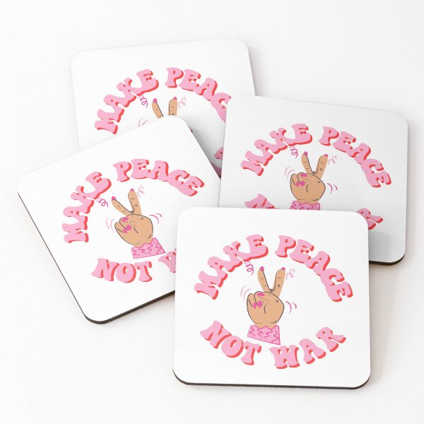 Item preview, Make Peace Not War.  Retro hippie peace designed and sold by SkandiCat.