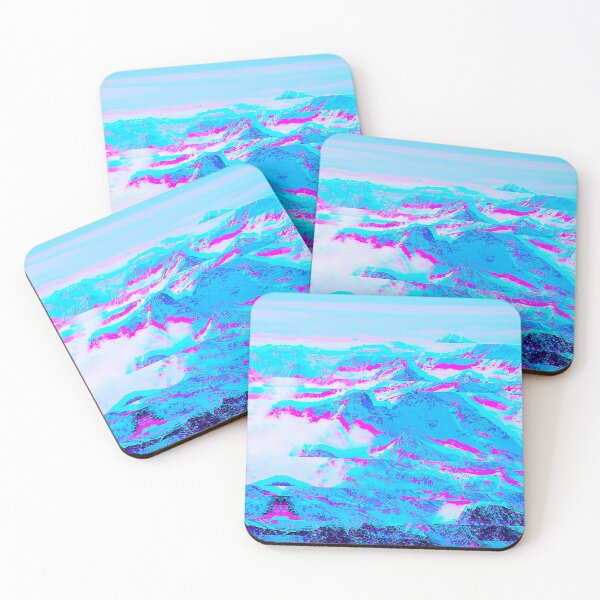 Item preview, Mountains Vaporwave Glitch Art designed and sold by glitchhub.