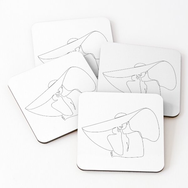 Item preview, Woman in hat designed and sold by OneLinePrint.