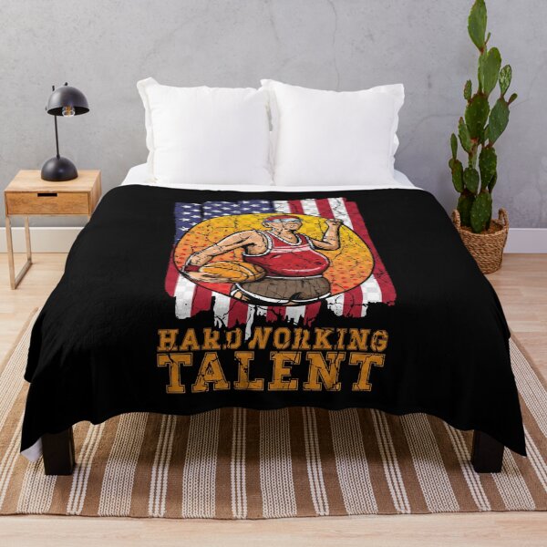 Item preview, Hardworking Talent Basketball Grandpa USA Flag designed and sold by FalkDania.